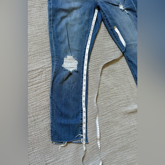 Madewell High Rise Slim Boyjean Lita Wash sz 27 - Picture 6 of 9